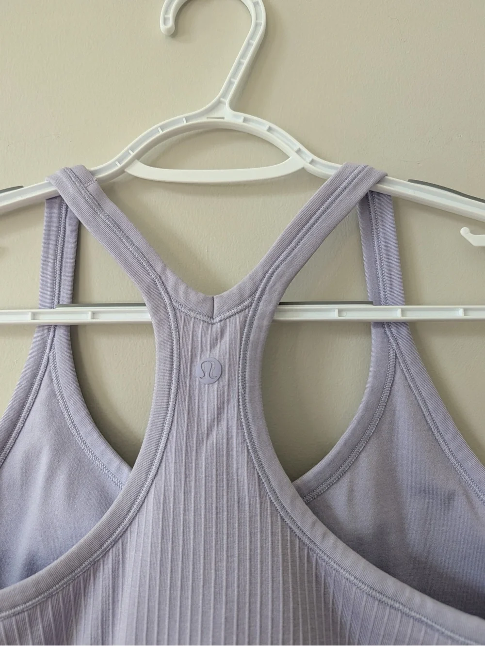 lululemon athletica Light Lavender Ribbed Racerback Tank